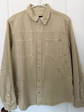 BNWT Zara Distressed Jacket, Men’s XL